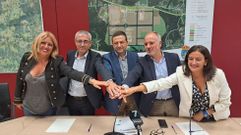 El Concello de Cuntis, SEA, SEPES y Zona Franca consensan el desarrollo de la primera fase del polgono de A Ran