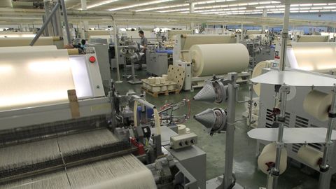 La fábrica de Galicia Textil, en una foto de archivo