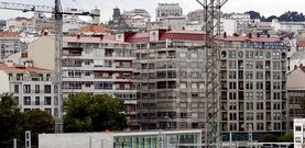 La construcci�n de edificios se ralentiz� en la d�cada de los ochenta con respecto a las dos d�cadas anteriores.