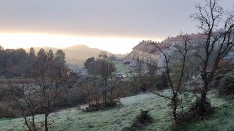 Amanecer helado en Ourense y alrededores