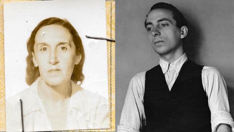 La escritora gallega Syra Alonso y su pareja, el pintor Francisco Miguel, asesinado en 1936. La coru&ntilde;esa muri&oacute; en el exilio mexicano, sus memorias fueron esenciales para dar con los restos del artista, recientemente exhumado