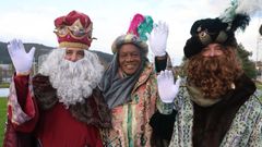 Los Reyes Magos el pasado enero en Ferrol.