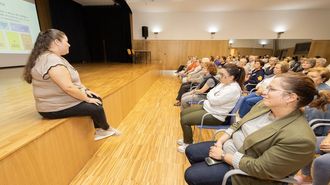Una sesi�n de las Xornadas de Promoci�n da Sa�de en A Laracha, en el 2025
