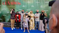 Uno de los escenarios que puede verse en Cuados es el casco histrico de Ourense, que acogi el fotocol del filme, en el que estuvieron presentes parte del elenco