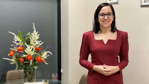 Beatriz de la Rosa Rodenas, notaria en Cuntis desde hace dos años.