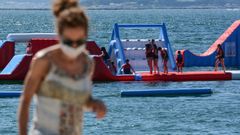 Playa de Compostela, en Vilagarc�a de Arousa