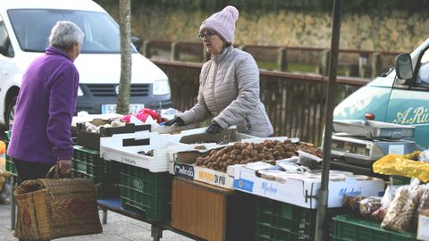 Maana fra en el mercadillo de Vilagarca