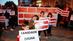 Concentraci�n en Rianxo para exigir pediatra