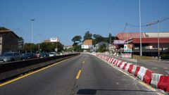 Imagen de las obras que se desarrollan en la Avenida de Madrid