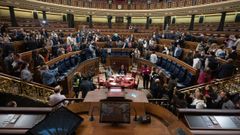 Imagen de la jornada de puertas abiertas del Congreso de los Diputados.