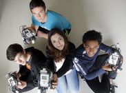 Los estudiantes se hicieron con el premio del Concurso Galego de Rob�tica. 