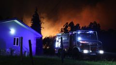 Incendio en el Monte Areo de Gijón