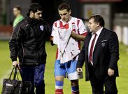 Seoane se perdi� los primeros minutos de la temporada tras recibir un golpe en la nariz. 