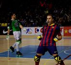 Imagen del duelo celebrado ayer en el Palau Blaugrana.