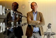 Labandeira, en la Fundaci�n Barri� de Vigo, durante las reuniones previas.