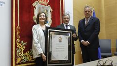 Marisa Crespo Leiro recibe el reconocimiento de hija predilecta de Ourense