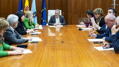 Reunión de la Junta de Gobierno de la Diputación de Ourense.