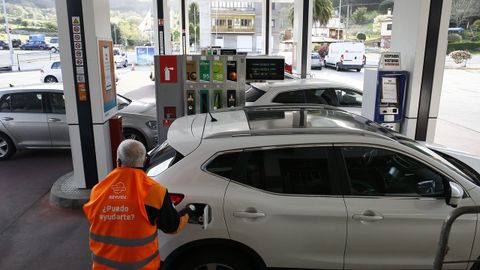 Gasolinera en Celeiro esta maana de viernes