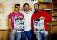 Blanco, Mart�nez y Olveira en la presentaci�n de la prueba.