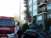 El piso incendiado es un bajo situado en la calle Buxo, pero afect� a las dem�s viviendas. 
