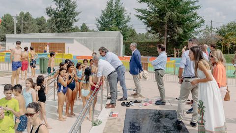 Aspecto del aquapark de Monterrei tras su ampliaci�n.