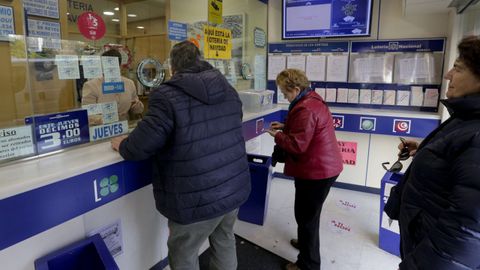 Administración de lotería La Favorita, en A Coruña.