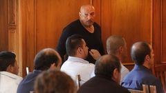 O Mulo, durante un juicio en la Audiencia de Pontevedra