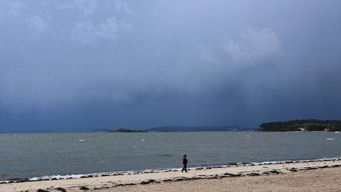 Cielos anublados en la r�a de Arousa