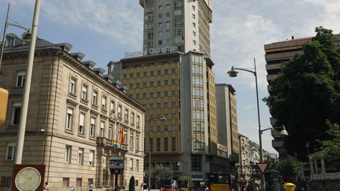Conoce Ourense: La Torre, construida en 1960, cambi el perfil de la ciudad.