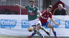 Lance del encuentro entre el Berganti�os y el Coruxo la temporada pasada