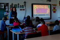 Una de las clases que se desarrollan en el aula.