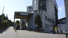 En la uci del Hospital Montecelo, en Pontevedra, hay un paciente de coronavirus