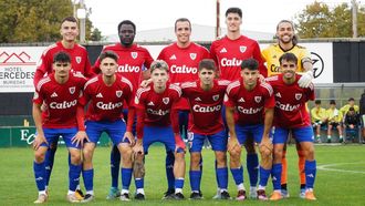Once inicial del Bergantios frente al Rayo Cantabria en Astillero.