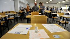 Imagen de archivo de un examen de la selectividad en A Corua