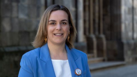 Amelia S�nchez, portavoz del BNG de Betanzos.