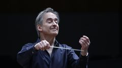 James Conlon, durante un ensayo con la Orquesta Sinf�nica de Galicia
