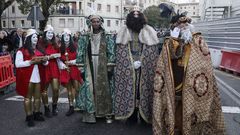 Los Reyes Magos llenaron de ilusi�n la provincia de Ourense 
