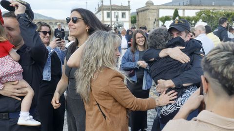 Llegada al Arsenal Militar de la fragata lvaro de Bazn