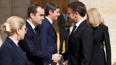 Sbastien Lecornu y Macron, el mircoles de la semana pasada.