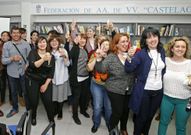 Los miembros de Prosagal brindaron ayer por su �xito. 