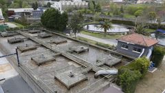 Actual depuradora de Silvouta, el mismo emplazamiento donde se proyect� construir la nueva EDAR