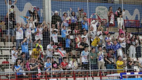 Imagen de archivo de aficionados noieses en el ltimo partido de la pasada campaa, ante el Movistar Inter.