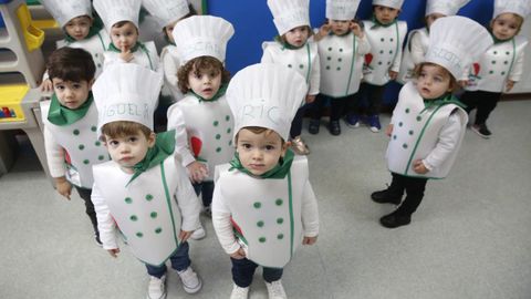 En la escuela infantil Bonecos de Vilagarc�a la tem�tica fueron las profesiones 
