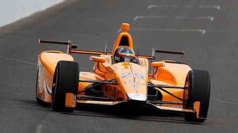 Fernando Alonso en Indian�polis con su �McLaren Andretti�