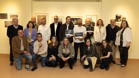 Imaxe de familia logo da entrega de galard�ns, este m�rcores no Pazo de Carballo