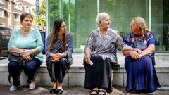 Varias de las conocidas como �las Madres de Srebrenica�, viudas y madres de los asesinados durante el genocidio en los a�os noventa.