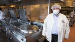 Javier Vidal, jefe de cocina del CHUS