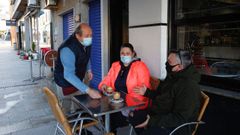 Terrazas en Bueu en el �ltimo d�a con la hosteler�a abierta hasta las 23 horas