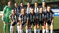 Oviedo Femenino Horizontal.Alineacion del Real Oviedo Femenino