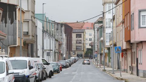 Imagen de la calle Venecia de A Pobra.